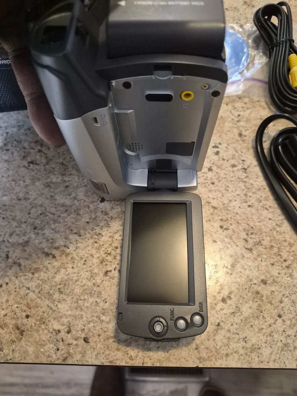 Canon Model # DC-320 Silver DVD Camcorder with Accessories